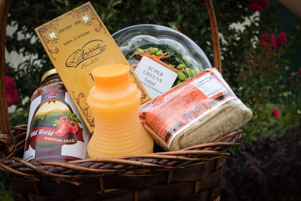 healthy food gift basket