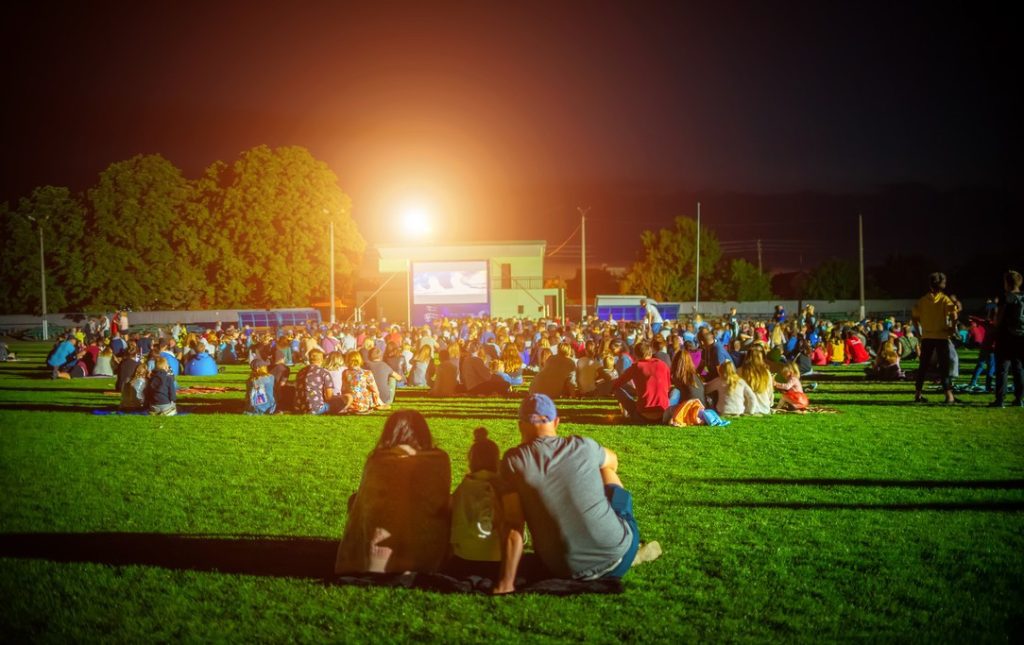 movie in the park event