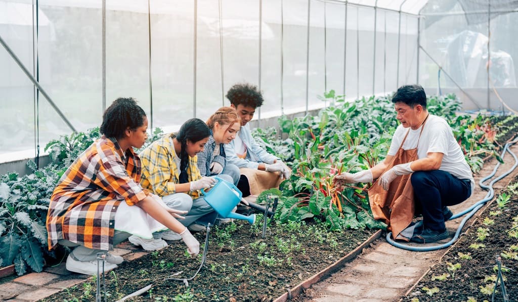 Students using proceeds from school garden fund spring fundraiser campaign