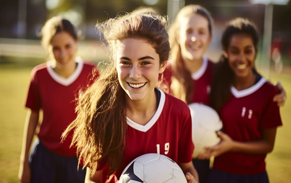 Middle School Age Girls Soccer Team