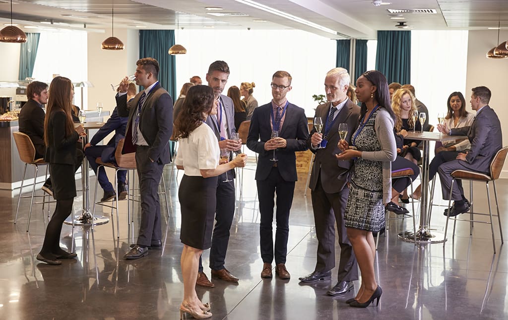 A high school reunion networking mixer